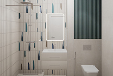 Дизайн ванной комнаты от Зизы Татьяны .