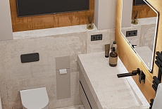 Дизайн-проект ванной комнаты от Елены Спесивцевой 