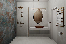 Дизайн-проект душевой комнаты от Татьяны Зизы.