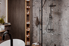 Дизайн-проект санузла от дизайнера Елены Кокшаровой