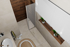 Дизайн-проект ванной комнаты от Кузьмичевой Анны