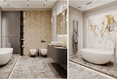 Дизайн-проект ванной комнаты от Гурьевой Елены.