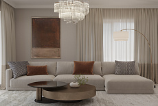 Дизайн-проект кухни гостиной от дизайнера Сафаровой Татьяны 