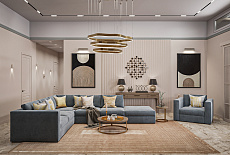 Дизайн-проект гостиной от дизайнера Бобяшкиной Елены