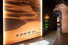 Дизайн-проект кафе восточной кухни от архитекторов Беловой Анастасии и Могильной Анны