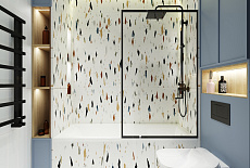 Дизайн-проект ванной комнаты от Гортман Анастасии