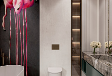 Дизайн-проект спальни и ванной комнаты от дизайнера Мискун Ирина