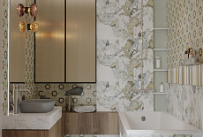 Дизайн-проект ванной комнаты от дизайнера Елены Кадыровой