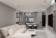 Дизайн-проект кухни-гостиной от дизайнера Алены Легковой