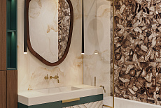 Дизайн-проект ванной комнаты от Володиной Анастасии.