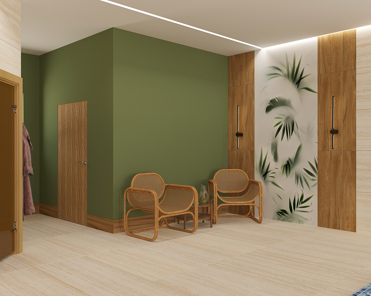 Дизайн-проект бассейна со SPA-зоной от Николаевой Татьяны - Ennface