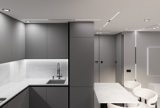 Дизайн-проект кухни-гостиной от дизайнера Алены Легковой