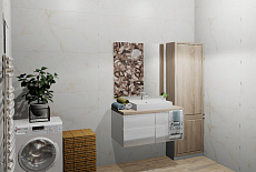 Проект ванной комнаты от дизайнера-консультанта Кузьмичевой Анны