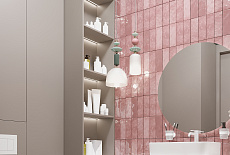 Дизайн-проект санузла в однокомнатной квартире от дизайнера Екатерины Ефремовой