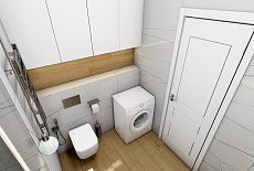 Проект ванной комнаты от архитектора-дизайнера Мутузова Рустама