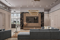 Дизайн-проект гостиной от дизайнера Бобяшкиной Елены