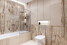 Проект ванной комнаты от Гортман Анастасии