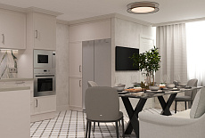 Проект 1 этажа загородного дома от Юлии Потанцевой