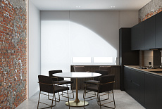 Дизайн-проект кухни-гостиной от Дениса Черного