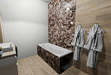 Проект ванной комнаты от дизайнера-консультанта Кузьмичевой Анны