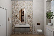 Дизайн-проект ванной комнаты Татьяны Зизы