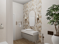 Дизайн-проект ванной комнаты Татьяны Зизы