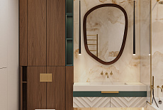 Дизайн-проект ванной комнаты от Володиной Анастасии.