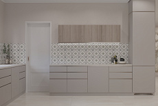 Дизайн-проект кухни гостиной от дизайнера Сафаровой Татьяны 