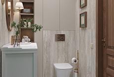 Дизайн-проект гостевого санузла от дизайнера Ульяны Верховой