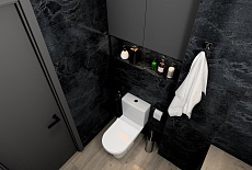 Дизайн-проект ванной комнаты от дизайнера Мутузова Рустама