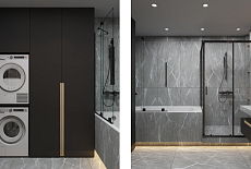  Дизайн проект ванной комнаты от Зотовой Юлии