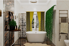Дизайн-проект ванной комнаты от Дьяконовой Елены