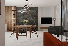 Дизайн-проект кухни-гостиной от Татьяны Зизы