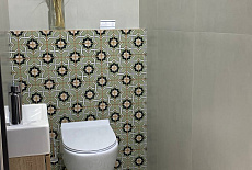 Дизайн-проект санузла в шоуруме от дизайнера Татьяны Зизы