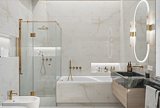 Дизайн-проект ванной комнаты от дизайнера Бобяшкиной Елены