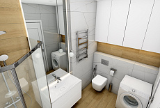 Проект ванной комнаты от архитектора-дизайнера Мутузова Рустама