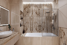 Проект ванной комнаты от Гортман Анастасии