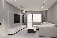 Дизайн-проект кухни-гостиной от дизайнера Алены Легковой