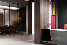 Проект дизайн современный салон по продаже межкомнатный и входных дверей от дизайнера Сергея Шулик