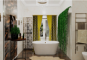 Дизайн-проект ванной комнаты от Дьяконовой Елены
