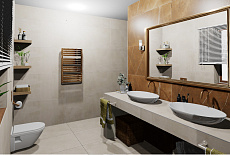 Дизайн-проект ванной комнаты от Кузьмичевой Анны