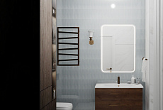 Дизайн-проект санузла для семейной пары от Татьяны Зизы.