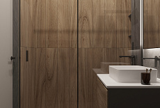 Дизайн-проект темной ванной комнаты от Сафаровой Татьяны