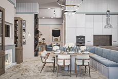 Дизайн-проект гостиной от дизайнера Бобяшкиной Елены