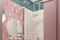 Дизайн-проект санузла в однокомнатной квартире от дизайнера Екатерины Ефремовой