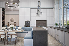 Дизайн-проект гостиной от дизайнера Бобяшкиной Елены