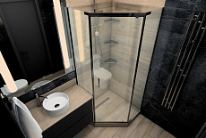 Дизайн-проект ванной комнаты от дизайнера Мутузова Рустама