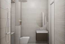 Дизайн-проект санузла от дизайнера Татьяны Зизы