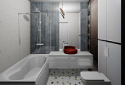 Дизайн-проект ванной комнаты от Татьяны Зизы