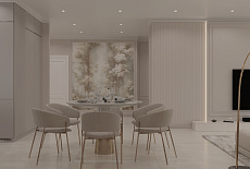 Дизайн-проект кухни гостиной от дизайнера Сафаровой Татьяны 